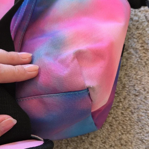 Herschel Supply Company Tie-Dye Pink & Blue Travel Duffel - Picture 11 of 12